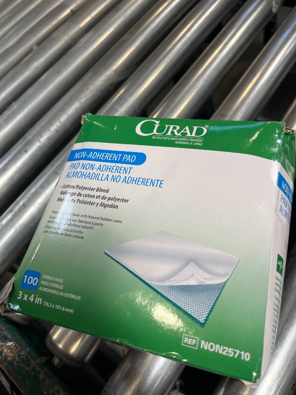 Photo 1 of CURAD Sterile Non-Adherent Dressing Pads, 3" x 4", 100 Count