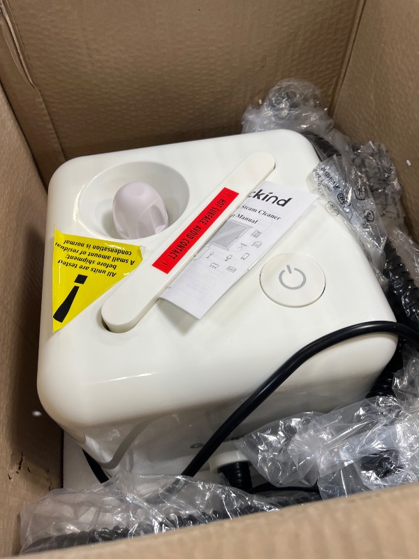 Photo 1 of Glyckind Steam Cleaner with 23 Accessories, High Pressure, White
