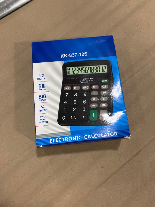 View 2 of Septo Desk Calculator with Large LCD Display