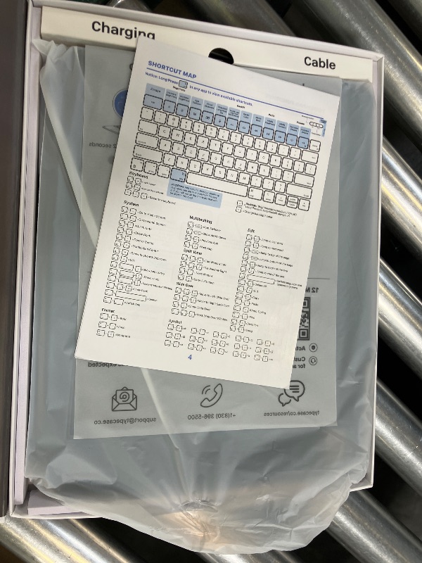 View 3 of DEFECTIVE ITEM **** Edge Magic-Style Magnetic Keyboard Case for iPad Air 13/Pro 12.9