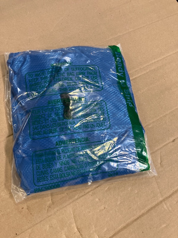 View 2 of TYGELLUIS Waterproof Drawstring Backpack - Blue
