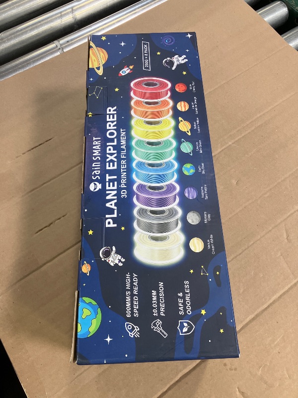 View 2 of SainSmart PLA Filament 1.75mm, Planet Explorer 8-Color Bundle