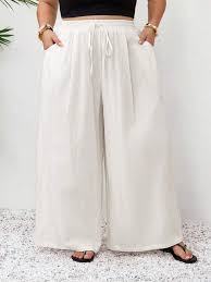 Photo 1 of Womens Wide Leg Beige pants size xl 