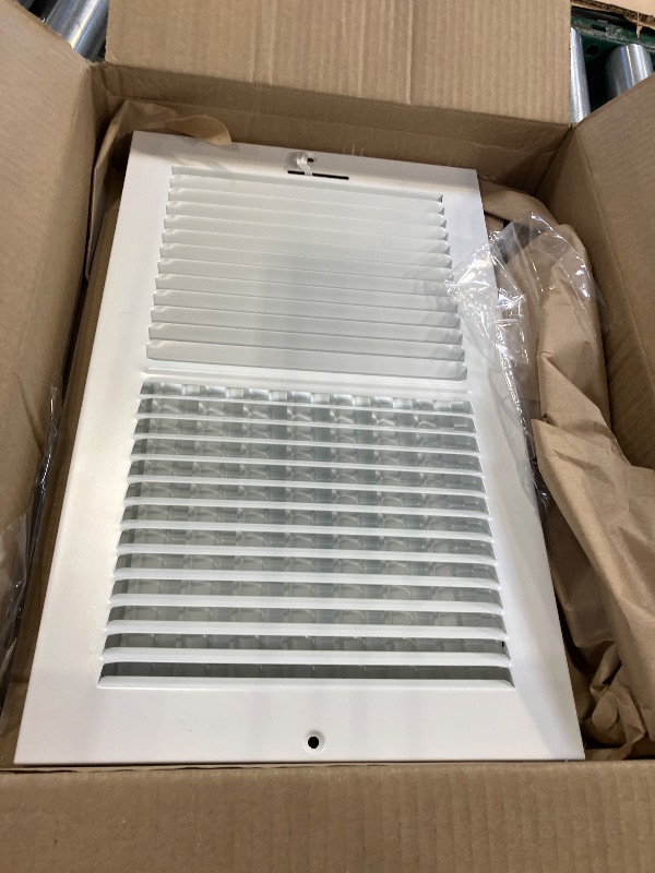 View 2 of HVAC Premium 14" x 8" 2-Way Steel Vent Cover