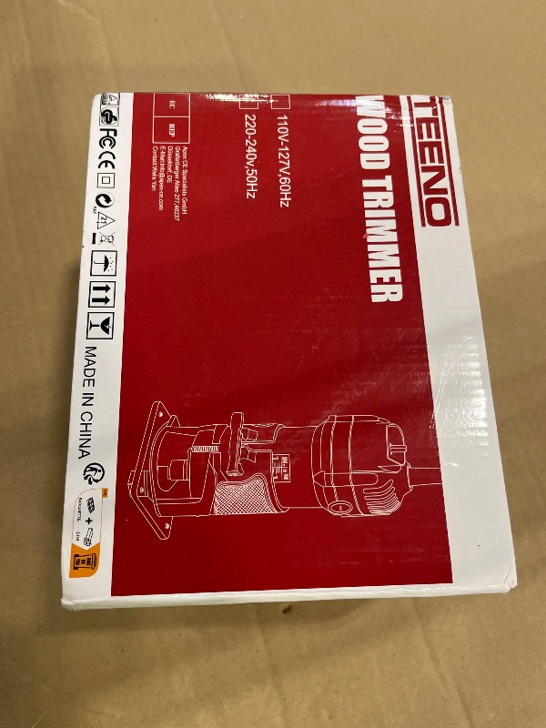 View 2 of TEENO 800W Compact Wood Router with 15 Pcs Bits Set