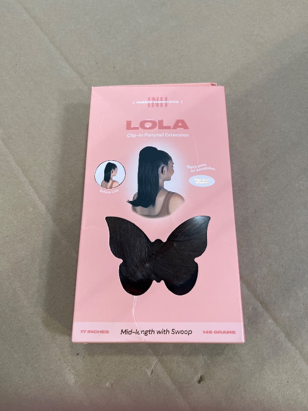 View 2 of INH Lola Ponytail Extension - 17 Inch, Chocolate Brown