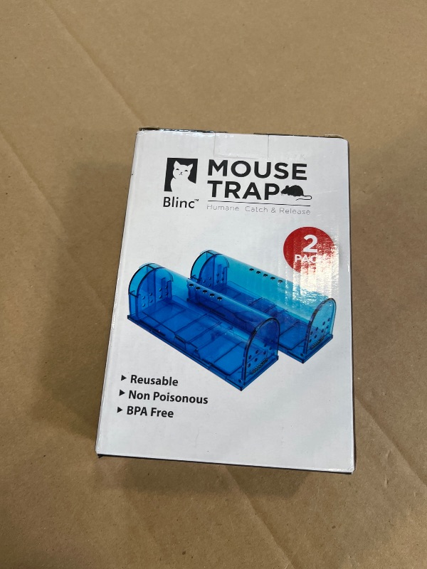 Photo 1 of blinc Humane Mouse Trap Reusable (2-Pack, Blue)