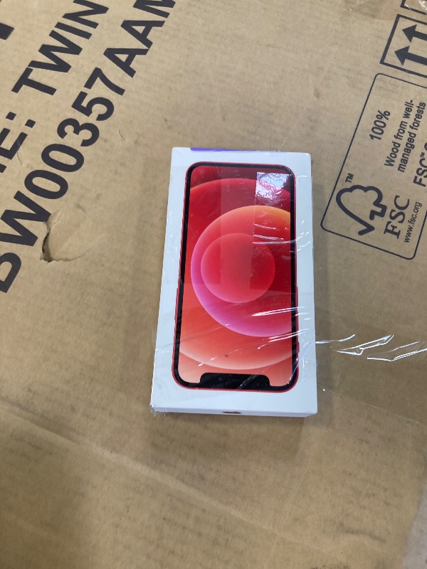 View 3 of Apple iPhone 12 mini (128GB, (Product) RED) [Locked] + Carrier Subscription “iPhone was charged but won’t get passed the apple screen”