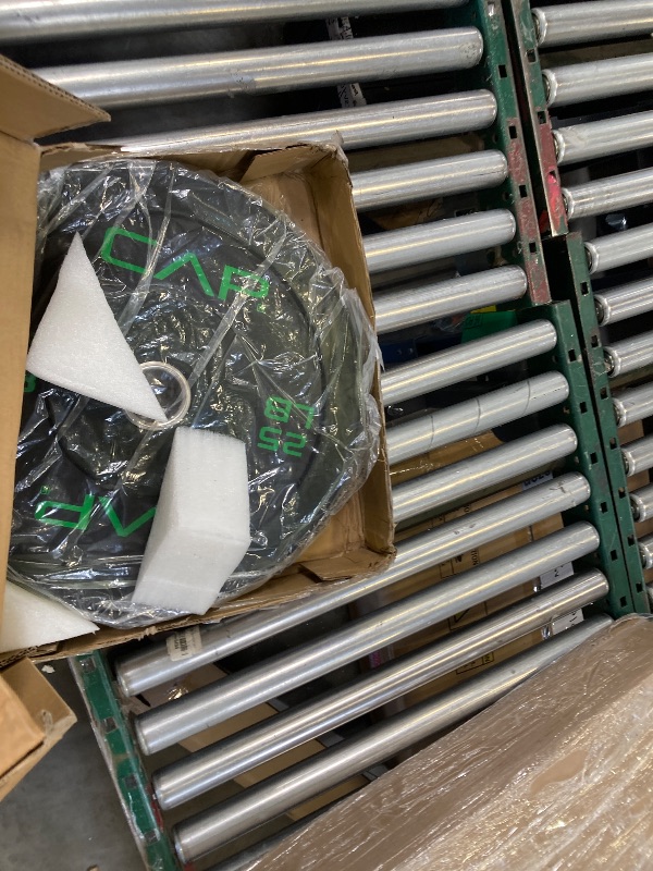 View 2 of CAP 100lb Economy Olympic Bumper Plate Weight Set