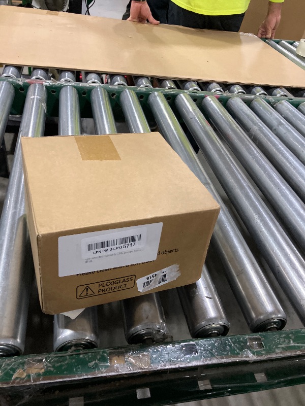 View 2 of YUXUN Acrylic Mail Sorter, 4 Compartment Organizer