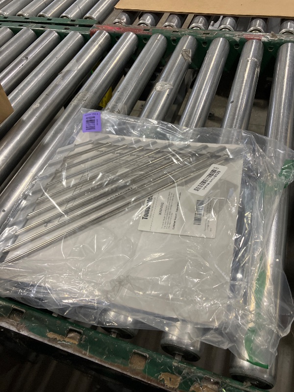 Photo 1 of Tomorotec Roll-Up Dish Drying Rack, Gray