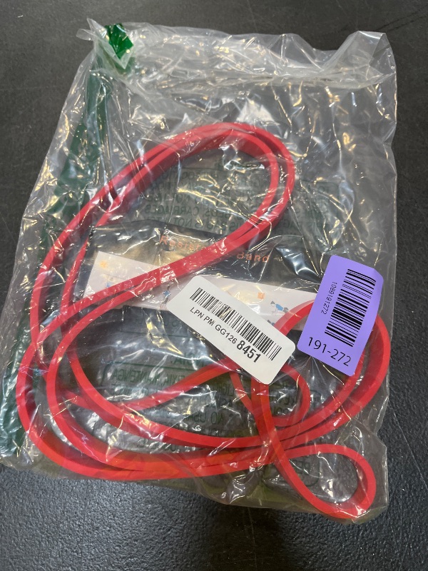 View 2 of ROSAPOAR Resistance Band Pull up Band Fitness Exercise Bands Natural Latex for Workout Body Stretch Powerlifting Band Fitness Sport Training at Home/The Gym - Red