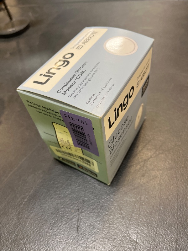 View 2 of Lingo Continuous Glucose Monitor 1-Pack