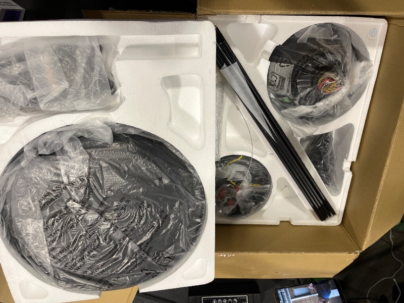 View 3 of TCL 52 Inch Black Ceiling Fan with Light and Remote