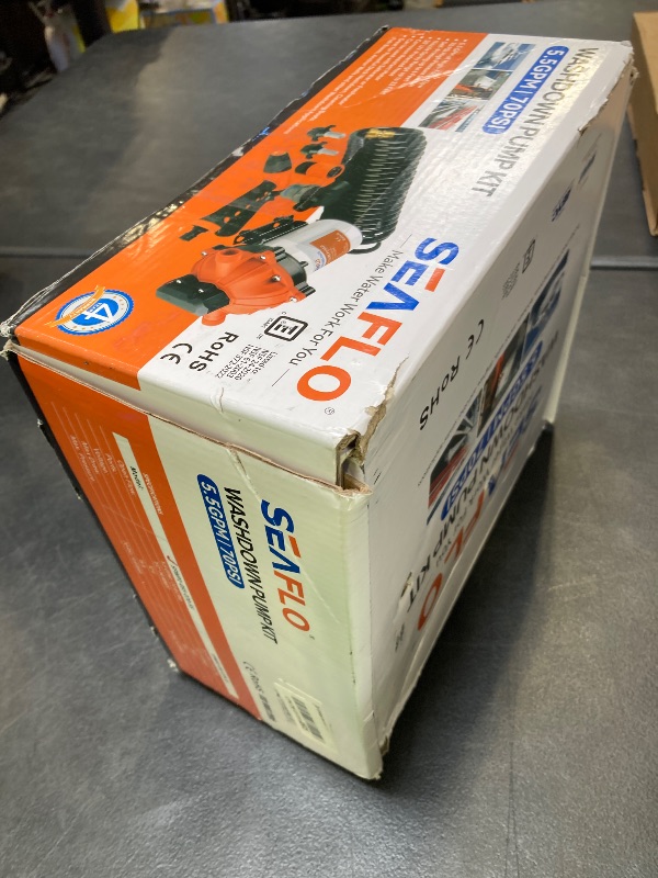 View 2 of SEAFLO 5.5 GPM Washdown Pump Kit