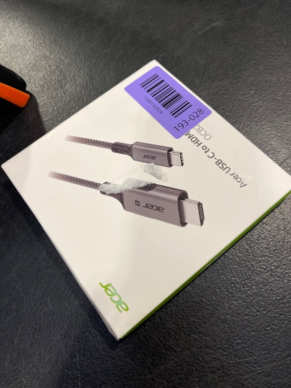 View 2 of Acer USB-C to HDMI 2.1 Adapter Cable, 3.3ft