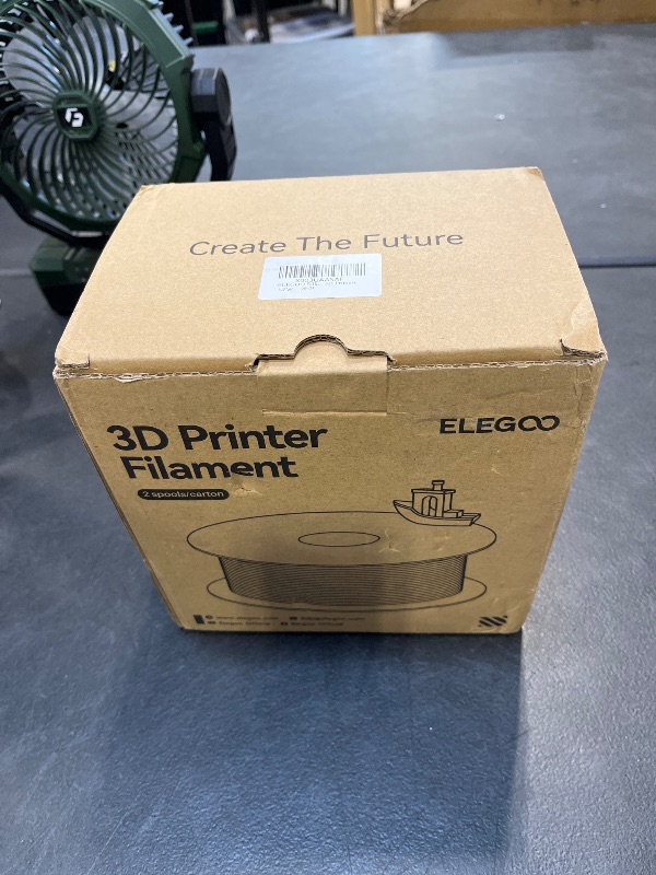 View 2 of ELEGOO Silk PLA 3D Printer Filament 1.75mm Gold & Silver Grey 2KG