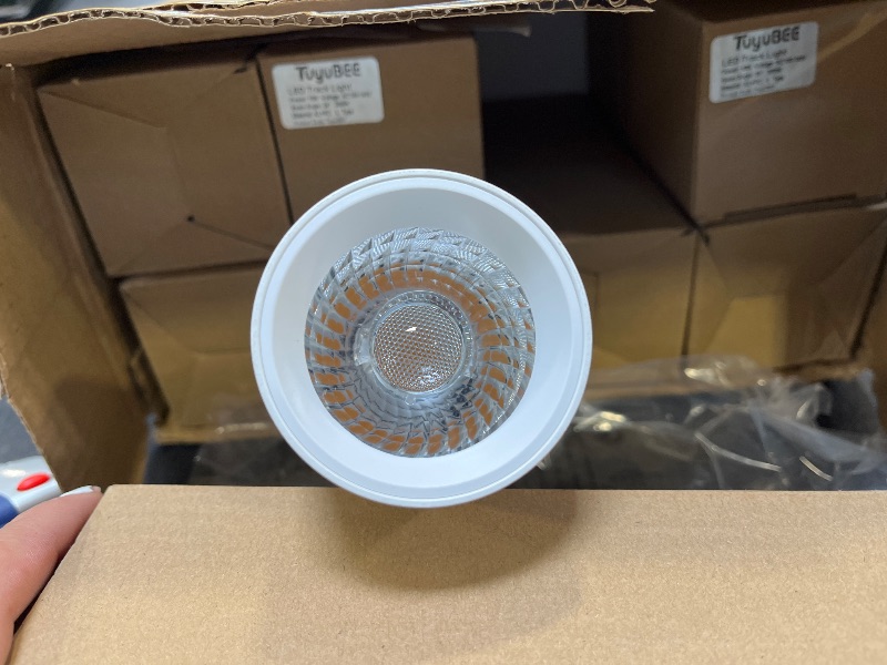 View 3 of TuyuBEE L Type LED Track Lighting Heads Dimmable 10W 3000K, 8 Pack, White