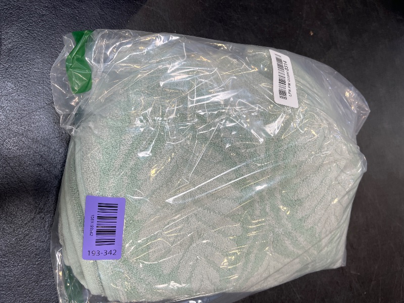 View 2 of Martex Restore Fern Ogee Bath Towel - Sage, 30" x 56"