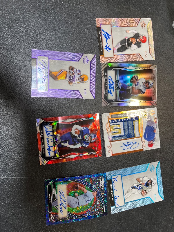 View 4 of 2026 Leaf Trinity Football Hobby Trading Card Box (7 Autographs Per Box)