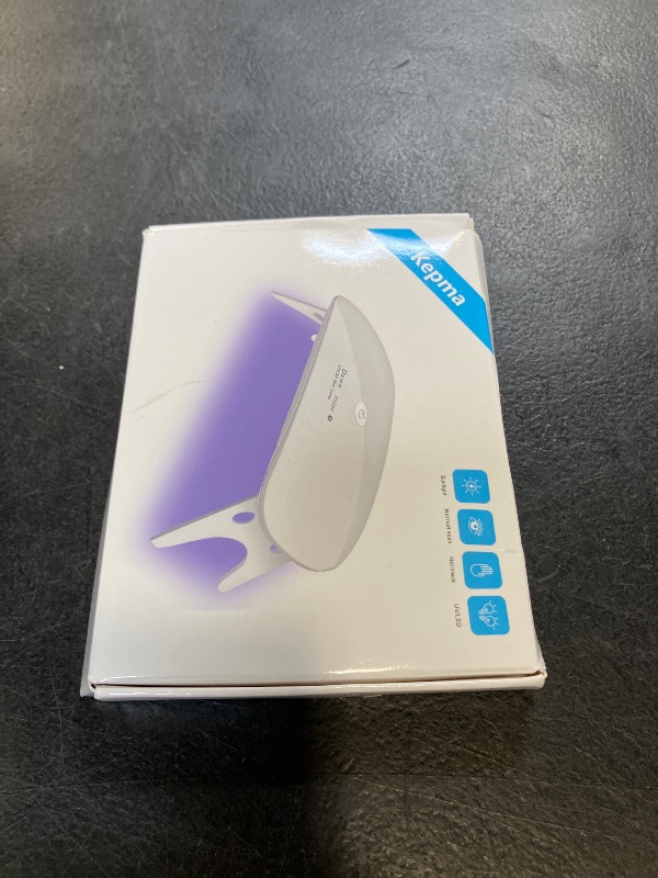 View 2 of Kepma UV LED Nail Dryer Mini Gel Nail Lamp Portable Curing Light, 6W, White