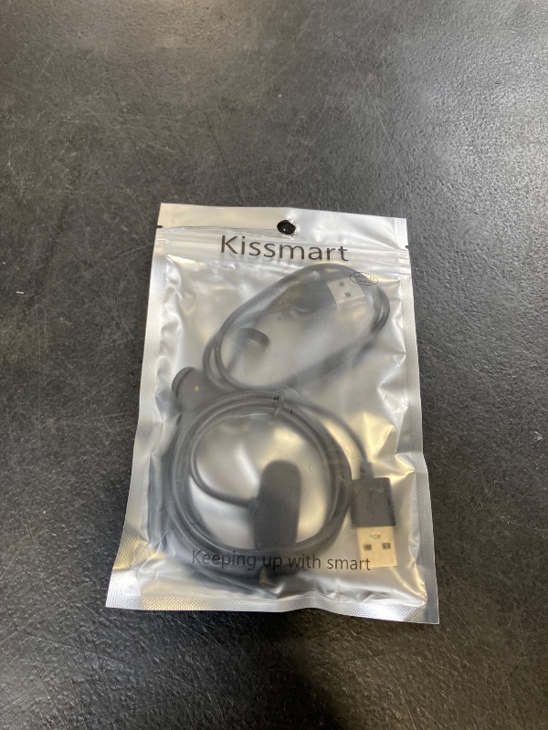 View 2 of Kissmart Smartwatch Charging Cable - Black
