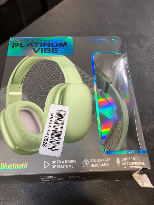 Photo 1 of Gabba Goods Wireless Over-Ear Bluetooth Headphones - Mint