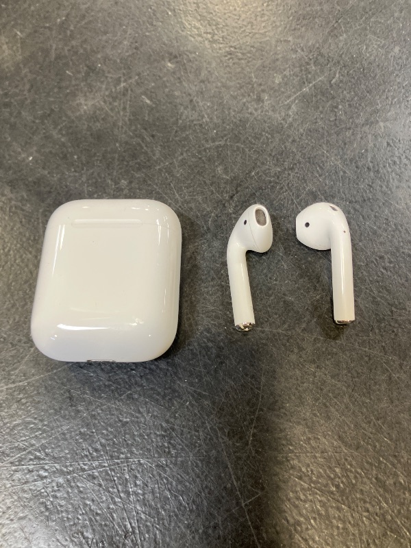 Photo 1 of Apple AirPods Wireless Earbuds with Lightning Charging Case