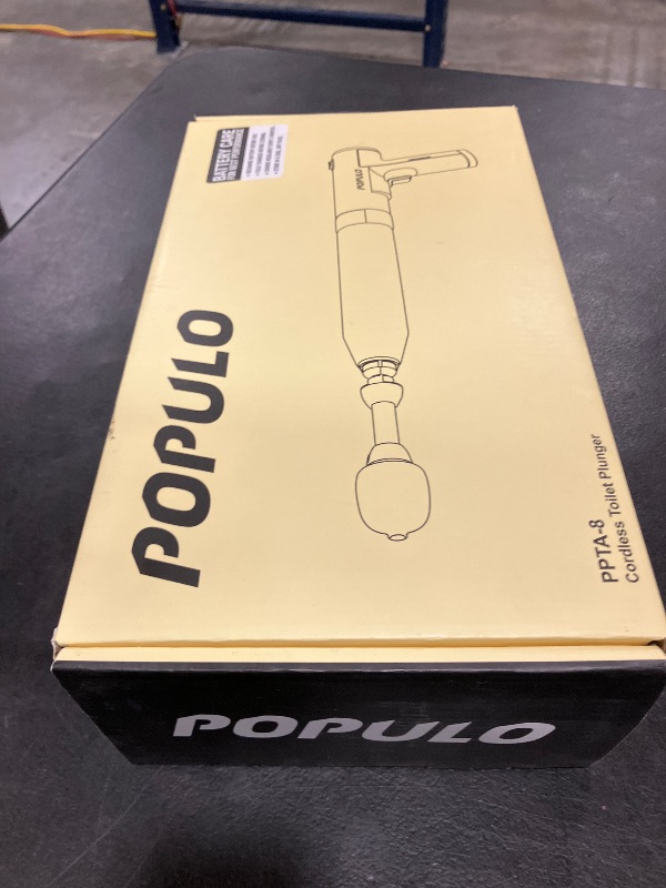 View 2 of POPULO Electric Toilet Plunger with Rechargeable Air Pump