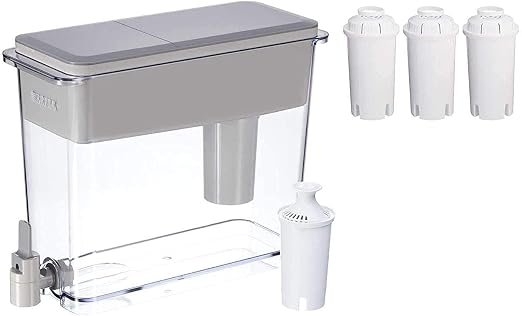 Photo 1 of Brita Ultramax Water Dispenser, Capacity with Filters, Gray, 27 Cup