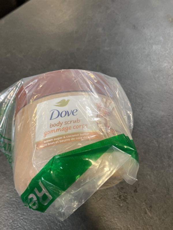 Photo 1 of Dove Brown Sugar & Coconut Butter Body Scrub, 15 oz
