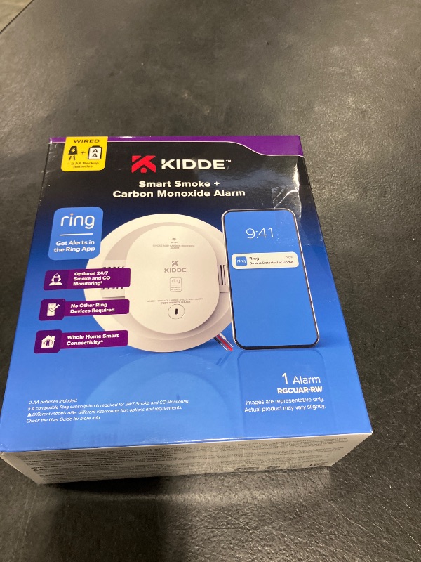 View 2 of Kidde & CO Detector with Ring