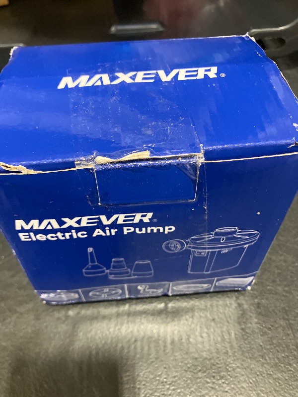 View 2 of MAXEVER Electric Air Pump with 3 Nozzles