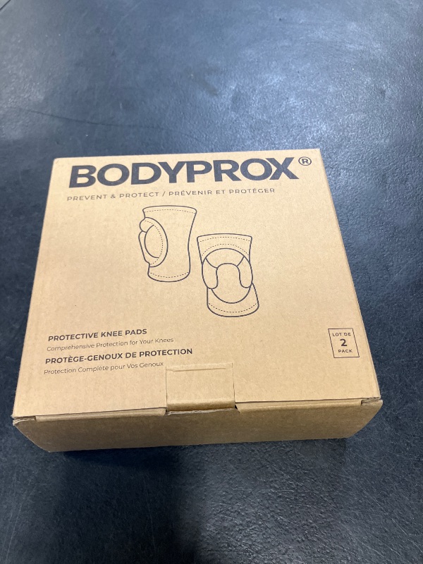 View 2 of Bodyprox Protective Knee Pads - Black, Small/Medium
