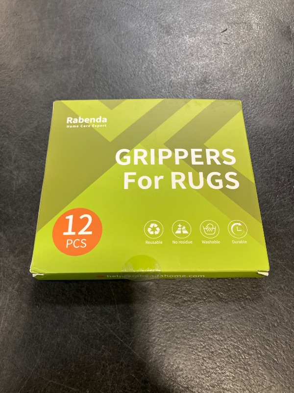 View 2 of Rabenda Rug Gripper Tape for Hardwood Floors, 12 Pcs