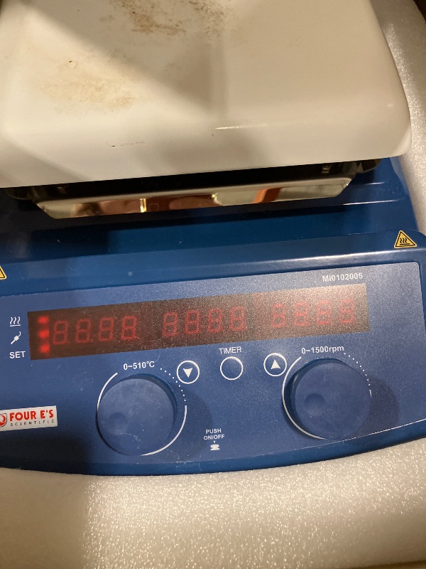 Photo 1 of FOUR E'S SCIENTIFIC Magnetic Stirrer Hot Plate