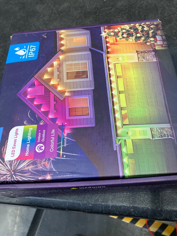 Photo 1 of Ecoeve Permanent Outdoor Lights, 99ft RGB+IC