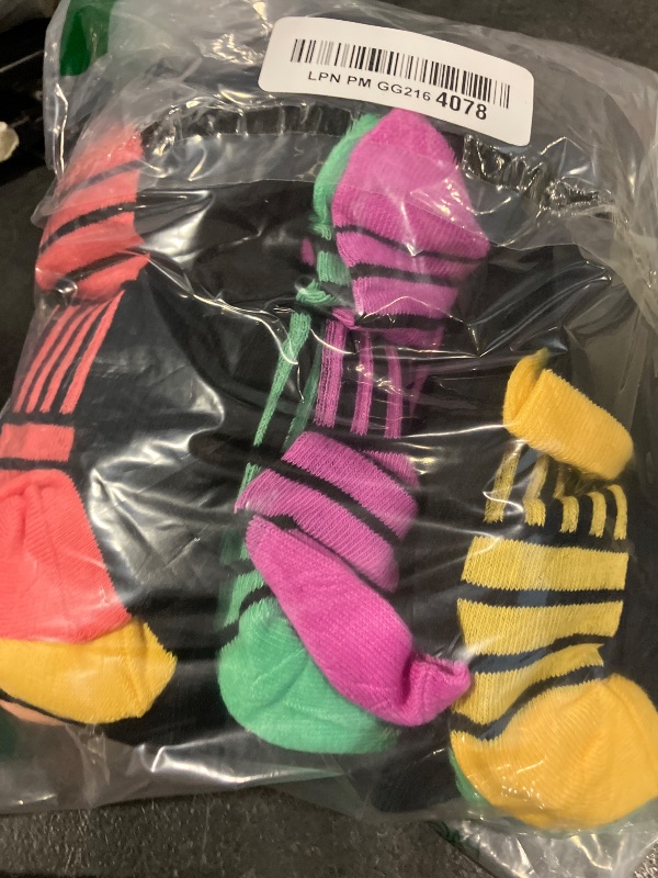 View 2 of GENTABY 12 Pairs Girls Crew Socks, 7-10 Years