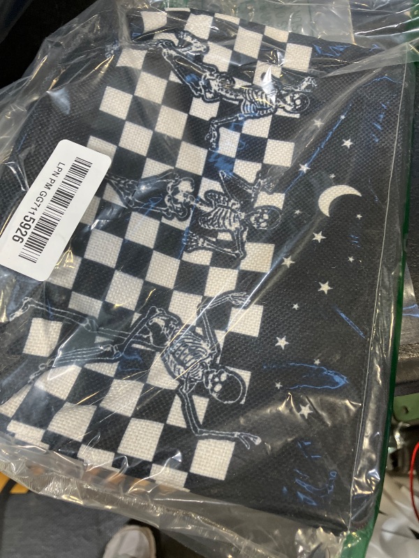 Photo 1 of RYYCDOI Gothic Skeleton Makeup Bag