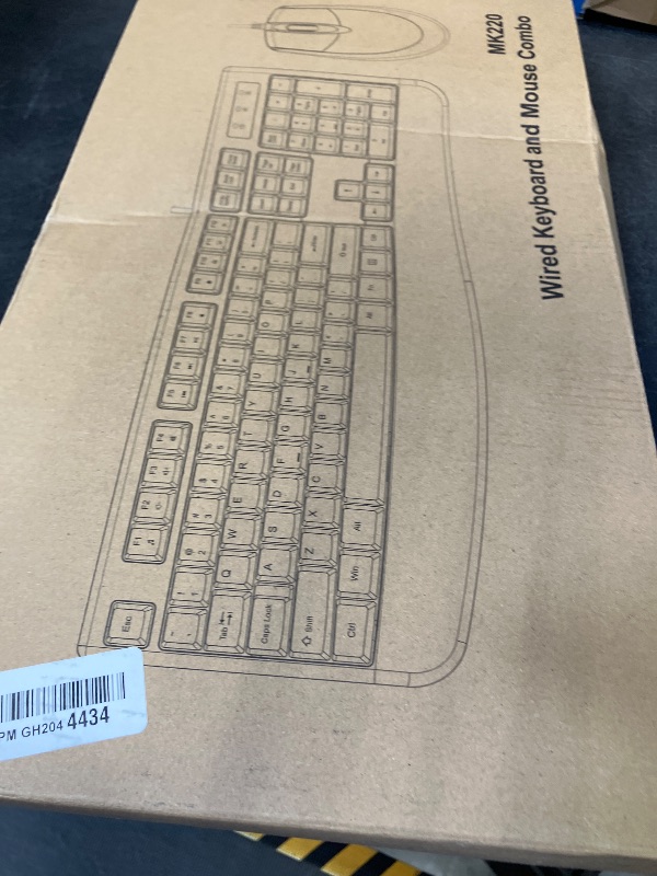 Photo 1 of EDJO Wired Keyboard and Mouse Combo - Black
