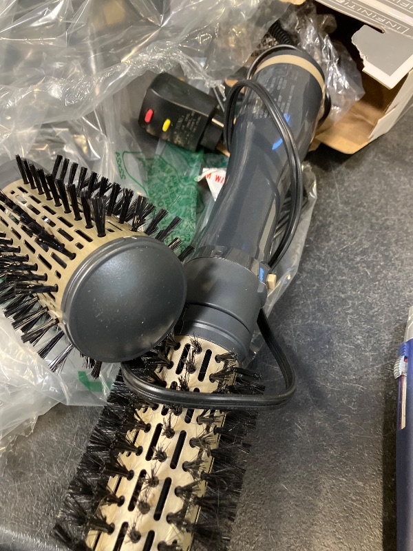 Photo 1 of Conair InfinitiPRO Blow Dryer Brush Set, Rotating, 2" & 1" Brush Heads