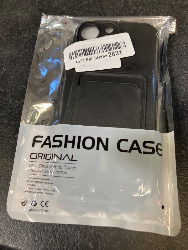 Photo 1 of JIATAY iPhone 15 Pro Max Case with Card Holder - Black