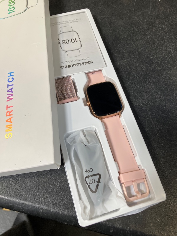 Photo 1 of Tensky Smartwatch 1.85" HD AMOLED Rose Gold