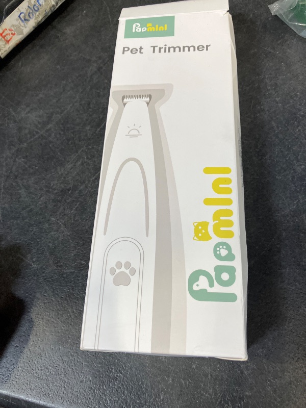 Photo 1 of PAPMINI Vacuum Dog Paw Trimmer - White, Cordless, USB-C