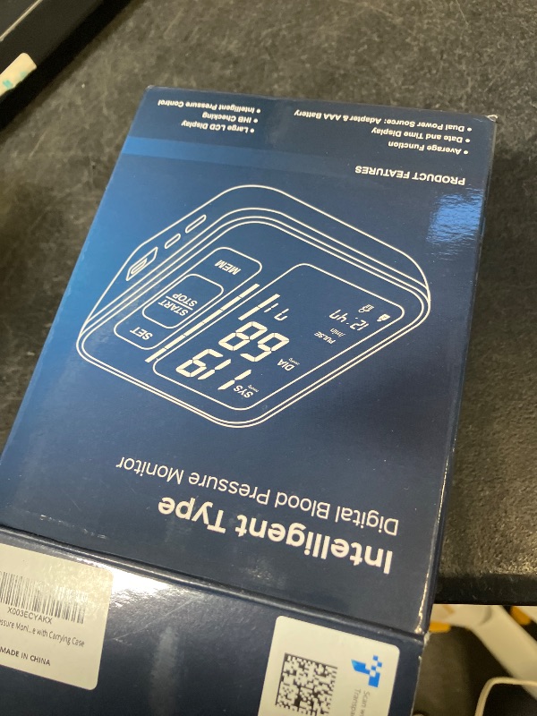Photo 1 of Blood Pressure Monitors for Home Use Upper Arm, Accurate Cuff 8.7”-15.7” Monitor with Large Backlight Display 2 Users 240 Sets Memory & HR Detection, Digital BP Machine with Carrying Case