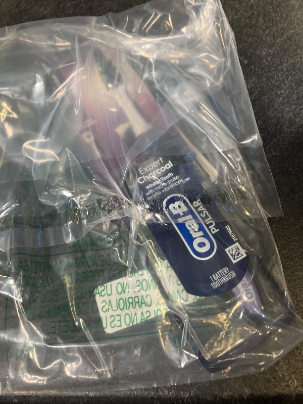 Photo 1 of Oral-B Pulsar Charcoal Battery Toothbrush, 2 Count