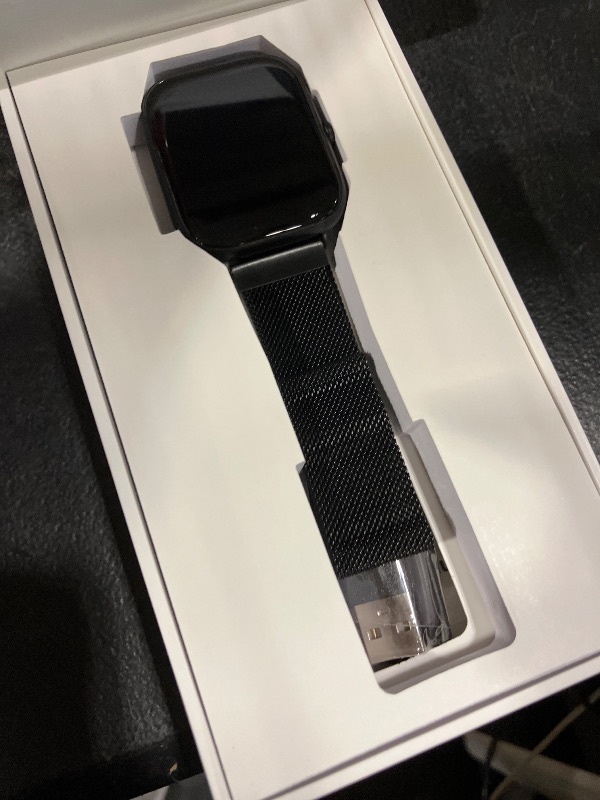 Photo 1 of EarlySincere Smartwatch for Men, 2.06" AMOLED, Midnight Black Metal