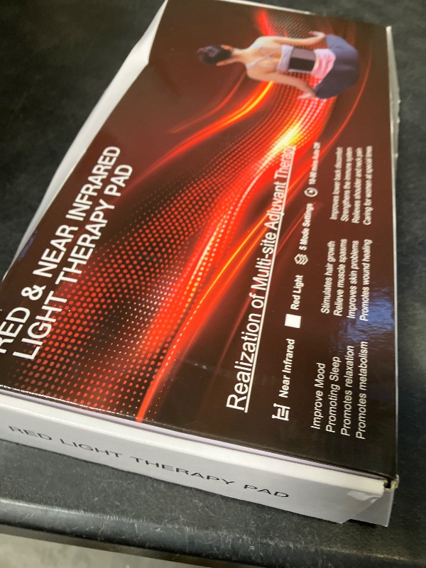 Photo 1 of Puroth Red Light Therapy Mat 24"x12" - 242 LEDs, Red & Near Infrared Light