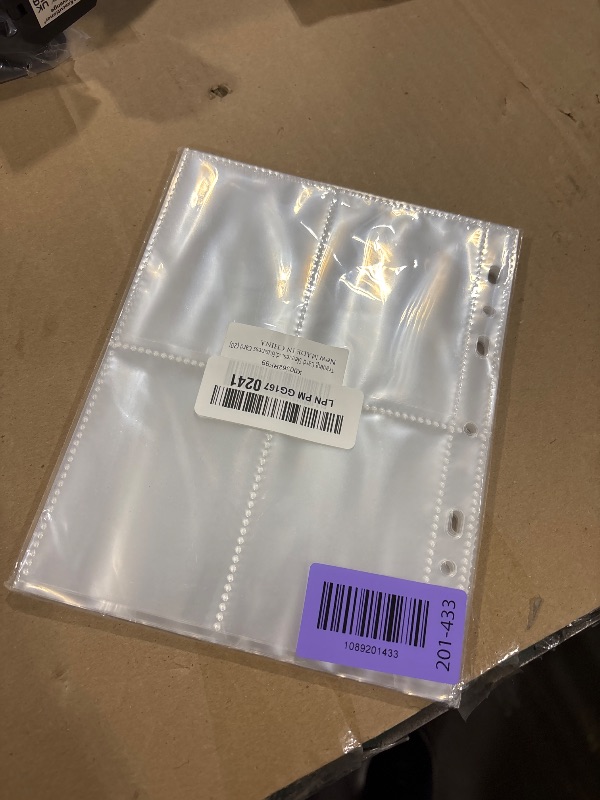 Photo 1 of WITHYU Trading Card Sleeves - 20 Pack, 4 Pocket, 160 Pockets