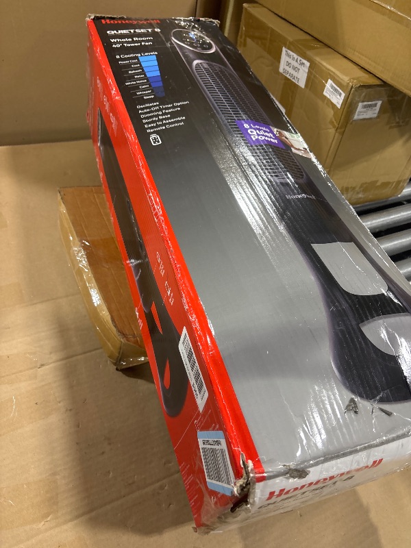 Photo 1 of Honeywell QuietSet Whole Room Tower Fan